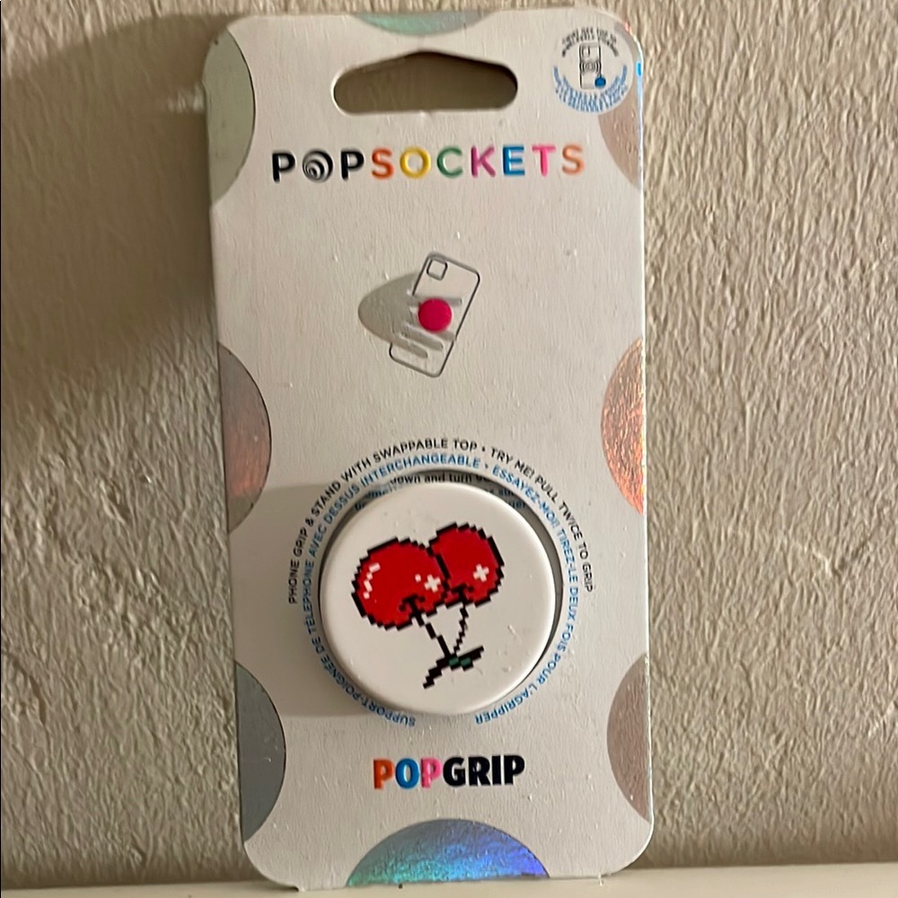 Popsockets Popgrip cherry design new